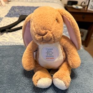 “I love you to the moon” Plush Bunny